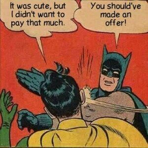 ACCEPTING ALL OFFERS